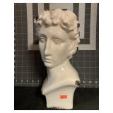 CERAMIC NEOCLASSICAL BUST VASE 11 '