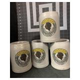 SET OF 4 GERMAN FREIHERRL TUCHER BEER STEINS 0.5