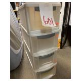 STERILITE 4 DRAWER ORGANIZER