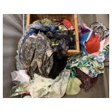 BASKET FULL OF LADIES SCARVES