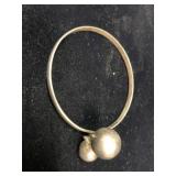 CONTEMPORARY STERLING SILVER BRACELET - 16.3