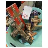 LOT OF CROSSES & RELIGIOUS ART
