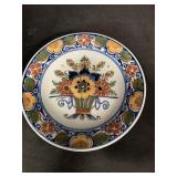 5.5 ' HAND-PAINTED DELFT WALL PLATE