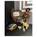 WESTERN THEMED DECOR LOT 6 PIECES