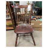 WOOD WINDSOR STYLE SIDE CHAIR