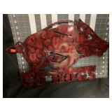 METAL LASER CUT RAZORBACK SIGN - 20.5 X 12.5 '
