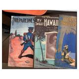 ANTIQUE AFRICAN AMERICAN AND HAWAIIAN SHEET MUSIC