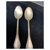 2 STERLING SILVER SPOONS - 41.8 GRAMS TOTAL
