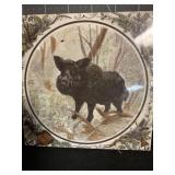 SERVAIS GERMAN BOAR TILE TRIVET - 6 X 6 '