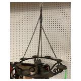 CAST IRON HANGING CANDLE HOLDER - 19 X 24 '