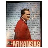 1968 ARKANSAS RAZORBACK FOOTBALL BROCHURE