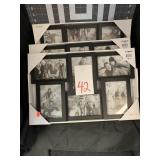 3 COLLAGE PICTURE FRAMES - NIB - 18 X 11 '