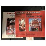 3 ARKANSAS RAZORBACK PROGRAMS - 1984 & 1985