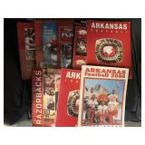 9 ARKANSAS RAZORBACK MAGAZINES