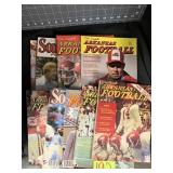 10 VINTAGE ARKANSAS RAZORBACK MAGAZINES