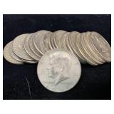 (20) 1966 HALF DOLLARS