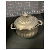 5 ' SILVER PLATE SUGAR BOWL