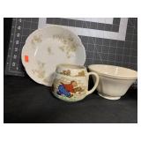 3 PCS ASSORTED PORCELAIN CHINA
