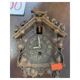 VINTAGE LUX MINI CUCKOO CLOCK - AS IS