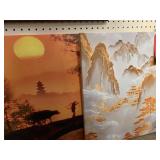 2 ASIAN STRETCHED CANVAS PRINTS - 16 X 20 '