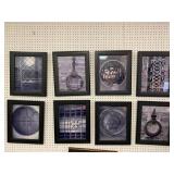 8 ARCHITECTURAL DETAIL FRAMED PHOTOS - 14 X 17 '