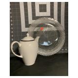 10 ' PRINCESS PLATE AND 7 ' ROYAL STAFFORD TEAPOT