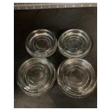 4 GLASS 3 ' FURNITURE COASTERS