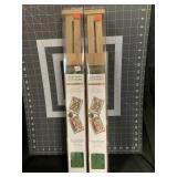 2 SPRING LOADED BAMBOO DRAWER DIVIDERS - NEW IN