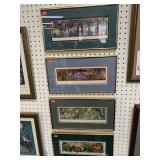4 NEW ORLEANS AUDUBON ZOO FRAMED PRINTS - 15 X 8