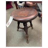 ANTIQUE BALL & CLAW ORGAN STOOL