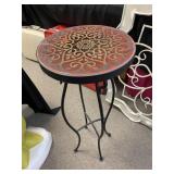 TILE TOP IRON PLANT STAND - 30 X 12 '
