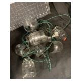 WORKING STRING OF PLASTIC MOONSHINE JAR LIGHTS