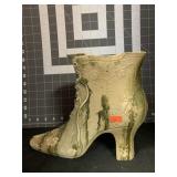 RESIN FIGURAL LIFE SIZE BOOT PLANTER