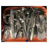 LARGE LOT OF STAINLESS FLATWARE