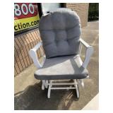 WHITE GLIDER PLATFORM ROCKER