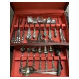 60 + PCS ROGERS BRO HERITAGE SILVER PLATE