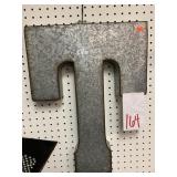 GALVANIZED TIN ' T ' - 20.5 X 15.25 '