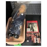 BILL CLINTON DOLL, BOOK & POSTCARDS