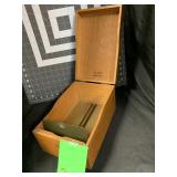 VINTAGE GLOBE DOVE-TAILED FILE BOX - 6.5 X 10 X