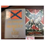 2 ROBERT E LEE HISTORICAL BOOKS