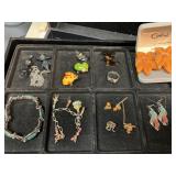 LOT OF MISC NOVELTY COSTUME JEWELRY