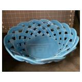 BLUE ITALIAN HANDMADE WOVEN PRIMOGI CERAMIC