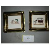 Vintage automobile ash trays