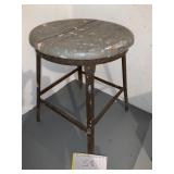 Antique Stool wood and metal