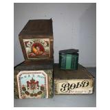 Vintage cigar boxes
