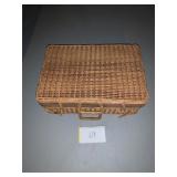 Vintage picnic basket