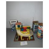 Vintage Fisher Price, Tinkertoys and Rocket Toss