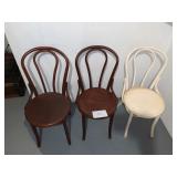 3 Bentwood Chairs