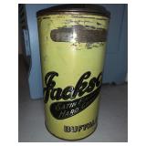 vintage Jackson Hard Candies Tin Buffalo