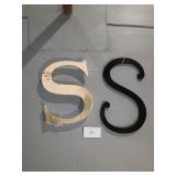 2 Decorative Wooden S Letters